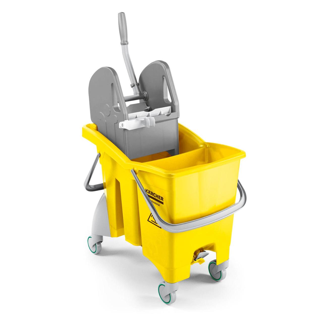Ведро с вертикальным отжимом. Ведро керхер с отжимом. karcher 570. ведро двухсекционное. двухсекционное ведро для мойки окон 15л..