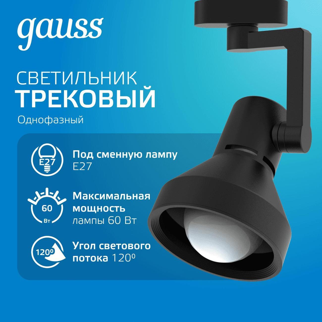 Изображение товара Трековый светильник Gauss TR013