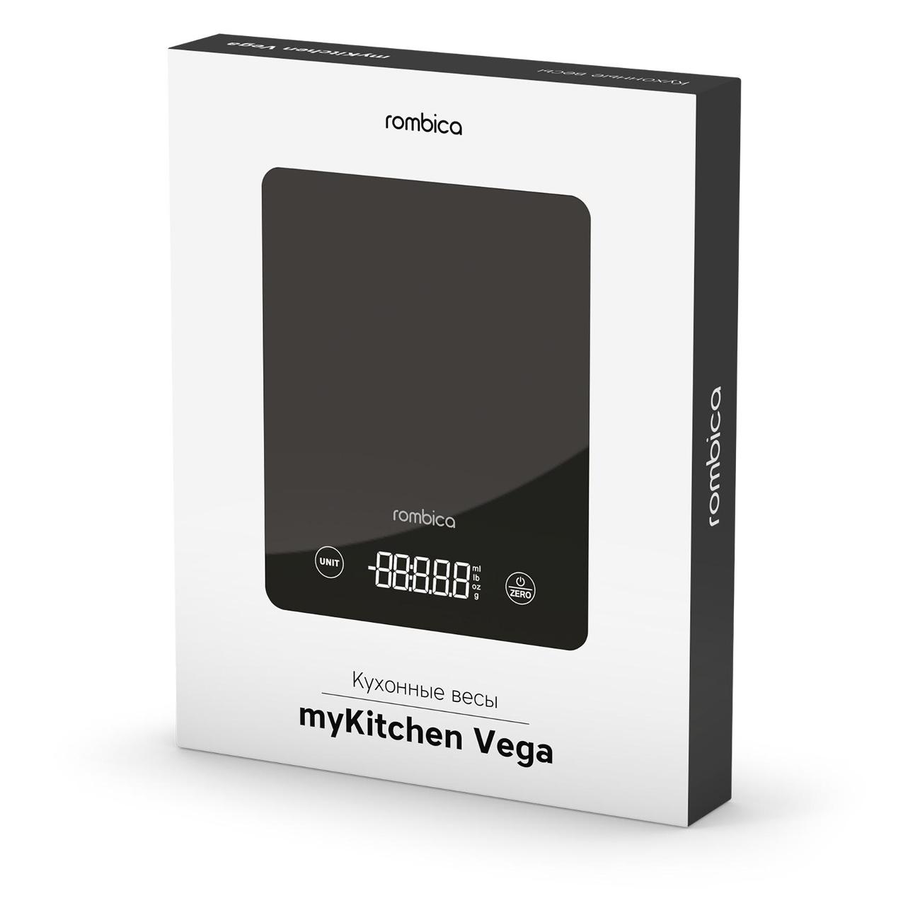 Купить Весы кухонные Rombica myKitchen Vega черные в каталоге интернет  магазина М.Видео по выгодной цене с доставкой, отзывы, фотографии - Москва