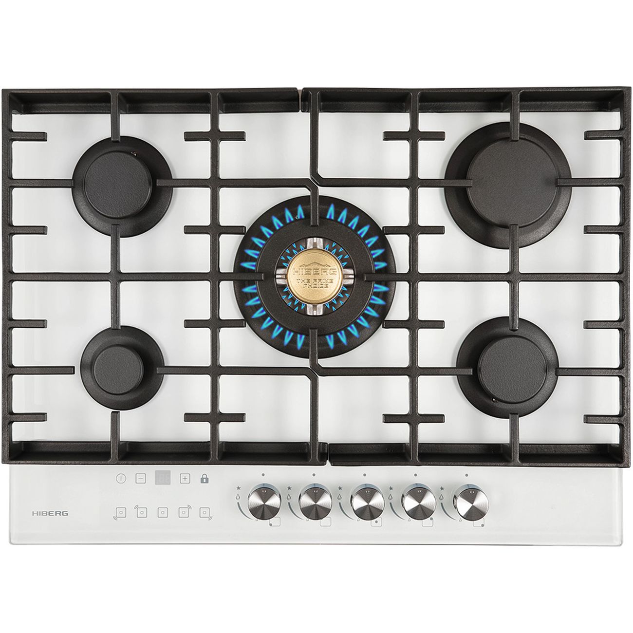 Изображение товара Встраиваемая газовая панель независимая Hiberg VM 7155 W