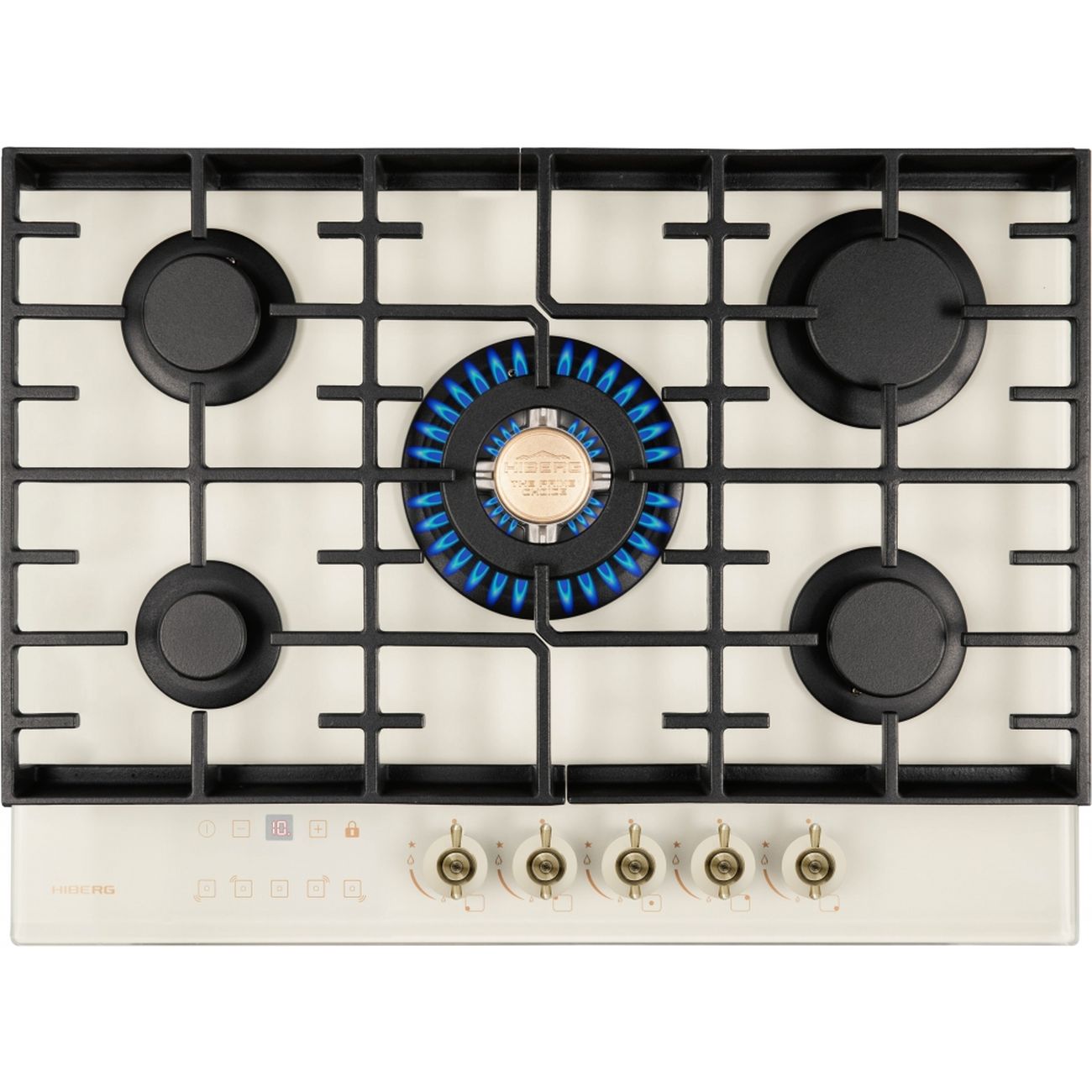 Изображение товара Встраиваемая газовая панель независимая Hiberg VM 7155 Y