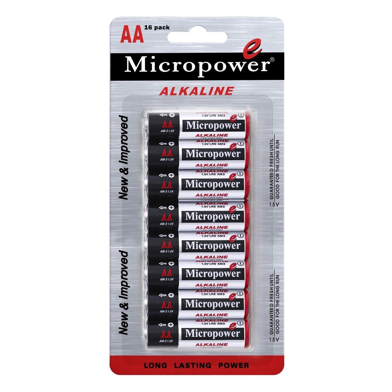 Изображение товара Батарейка алкалиновая (щелочная) Micropower 5LRC16B