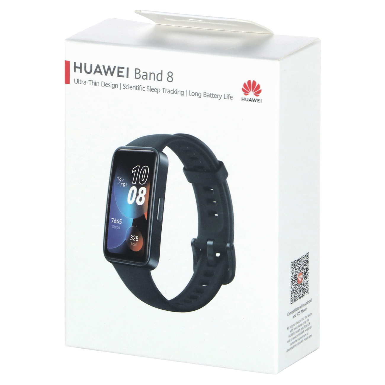 Купить Фитнес-браслет HUAWEI Band 8 (ASK-B19) черный в каталоге интернет  магазина М.Видео по выгодной цене с доставкой, отзывы, фотографии - Москва