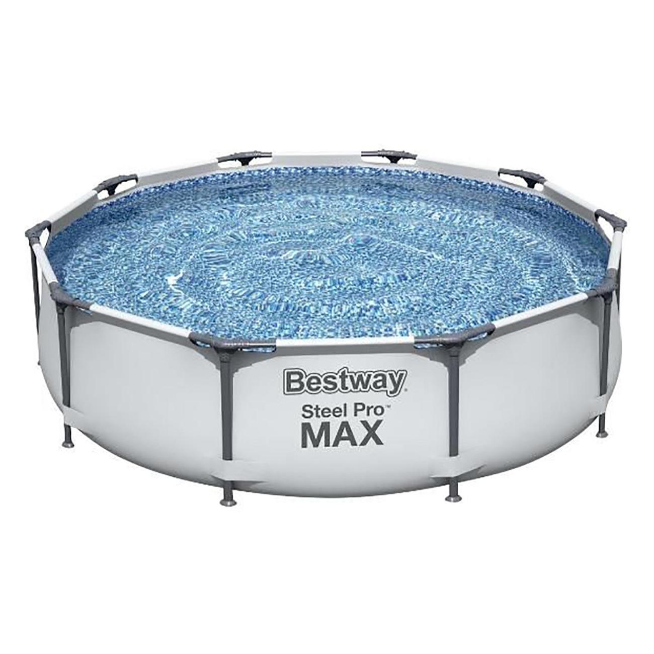 Изображение товара Бассейн надувной Bestway 56408 серый
