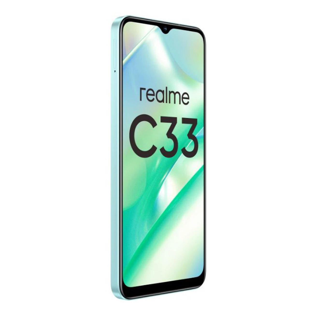 Купить Смартфон realme С33 4/128 ГБ голубой в каталоге интернет магазина  М.Видео по выгодной цене с доставкой, отзывы, фотографии - Москва