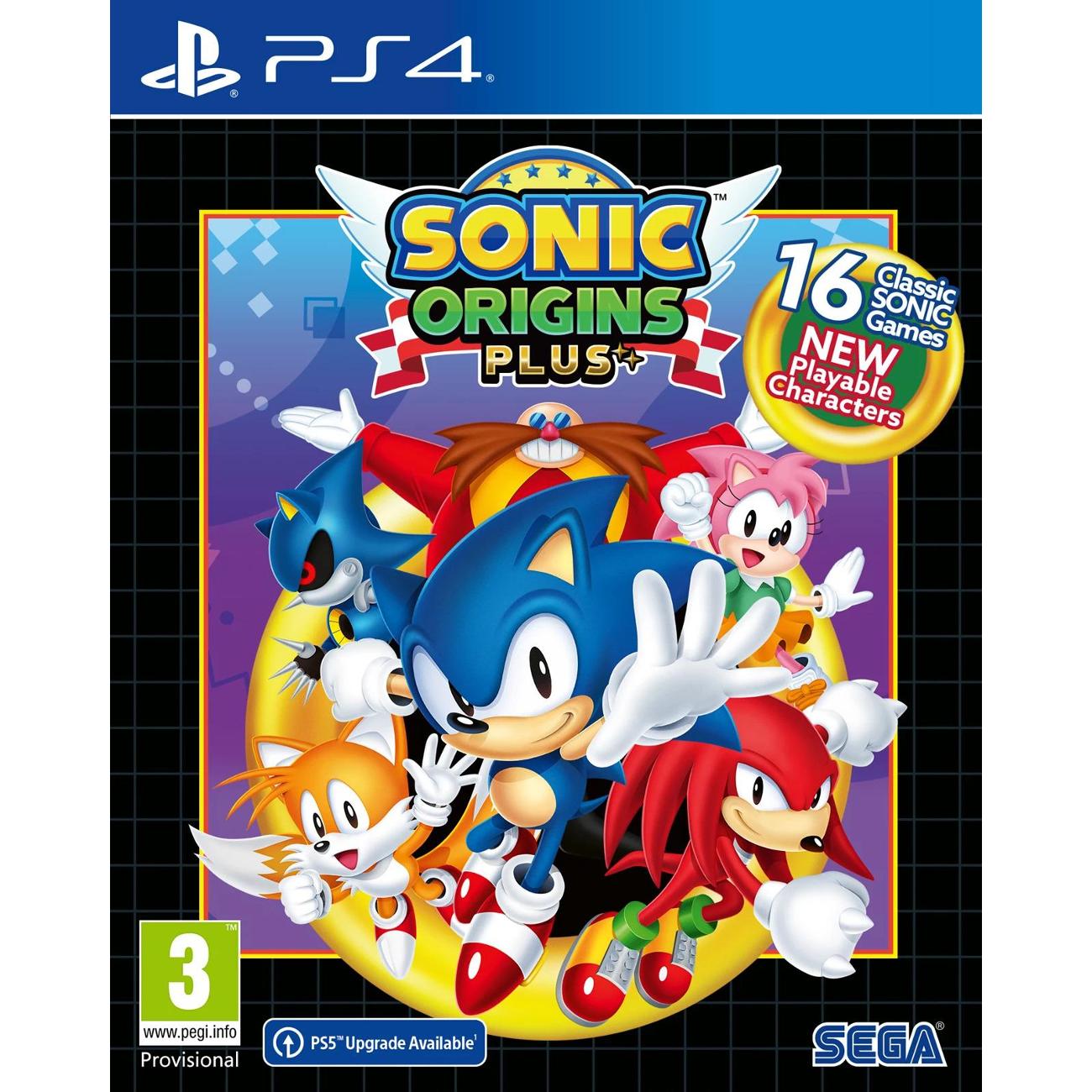 PS4 игра Sega Sonic Origins Plus