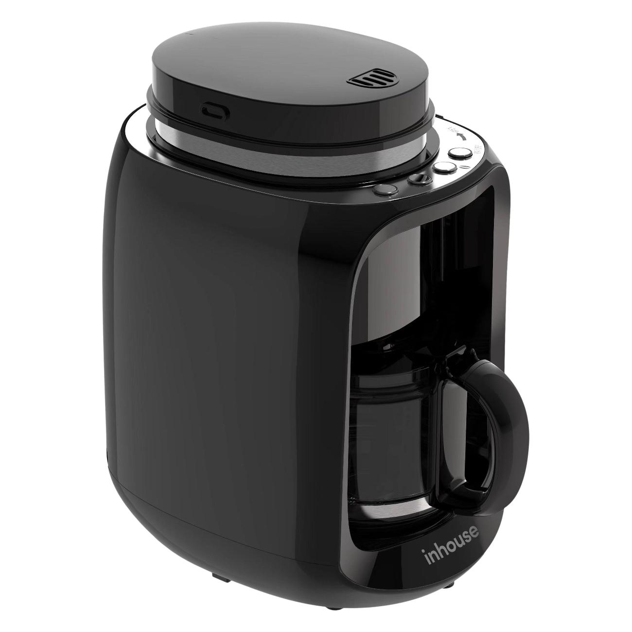 Кофеварка капельного типа inhouse icmd0605bk. Кофеварка inhouse icmd 1204bk.