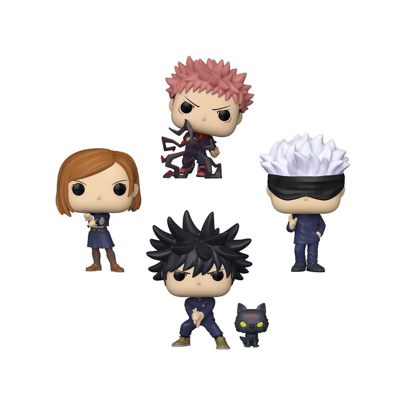 Купить Фигурка Funko Jujutsu Kaisen Itadori/Megumi/Nobara/Gojo в каталоге  интернет магазина М.Видео по выгодной цене с доставкой, отзывы, фотографии  - Москва