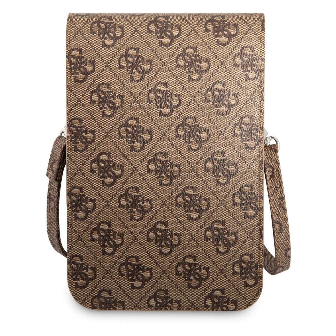 Купить Сумка для телефона Guess Wallet Bag 4G with Triangle logo Brown в  каталоге интернет магазина М.Видео по выгодной цене с доставкой, отзывы,  фотографии - Москва