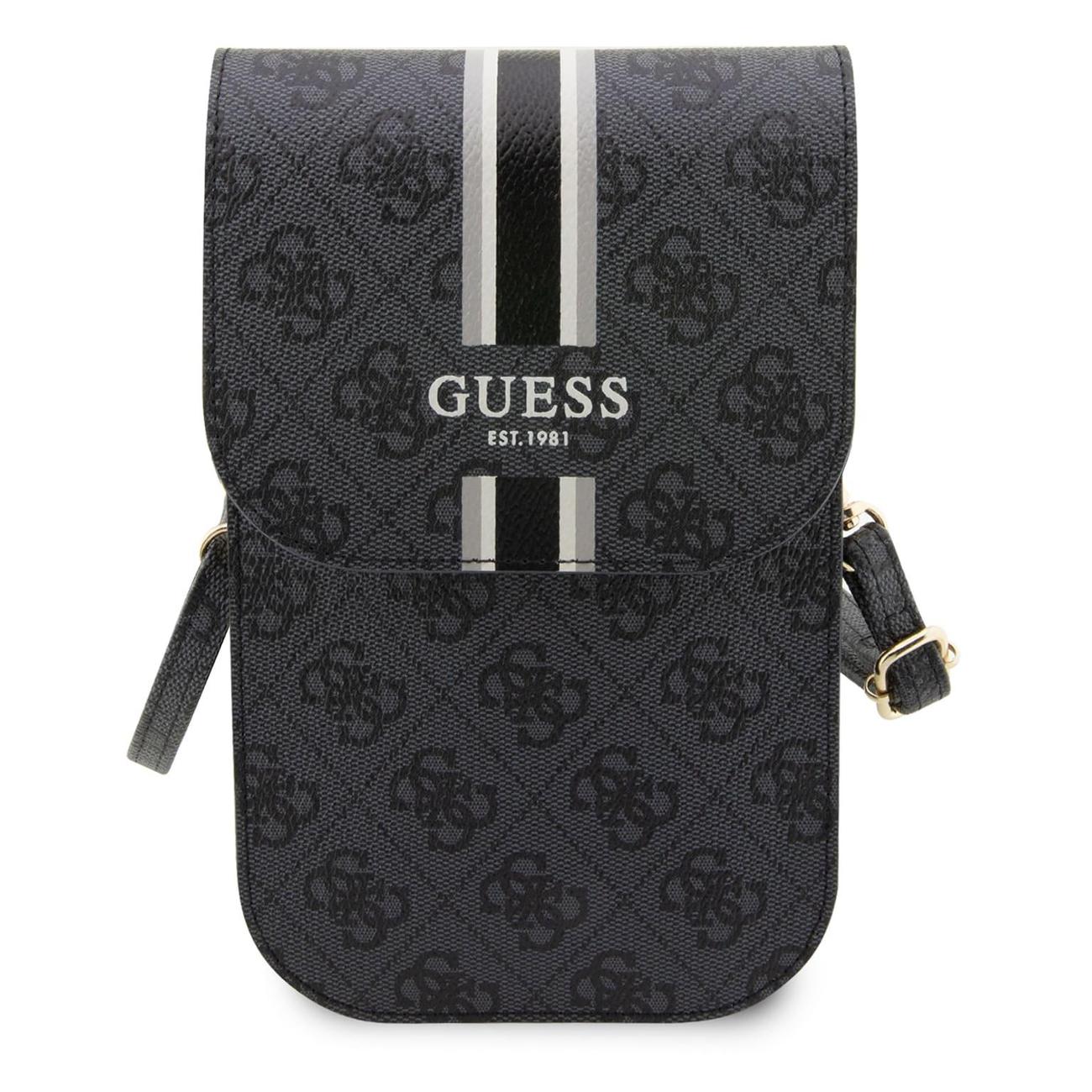 Купить Сумка для телефона Guess Wallet Bag 4G Stripes Black в каталоге  интернет магазина М.Видео по выгодной цене с доставкой, отзывы, фотографии  - Москва