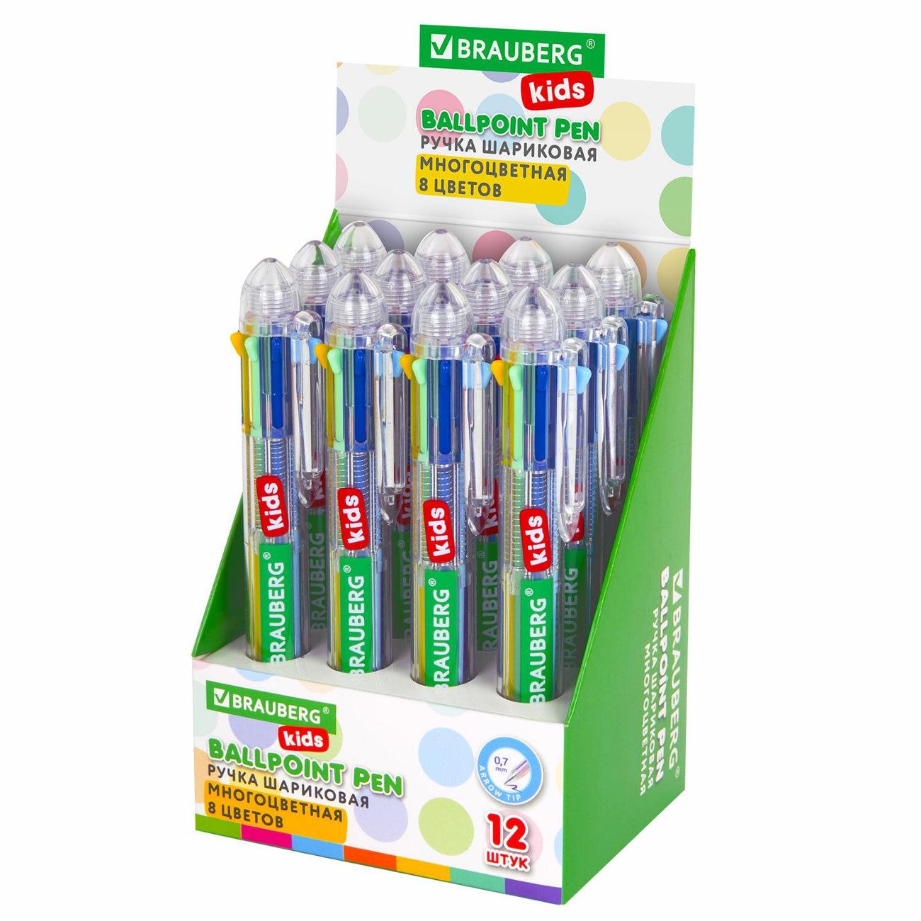 Изображение товара Набор ручек Brauberg 143937 8 цветов