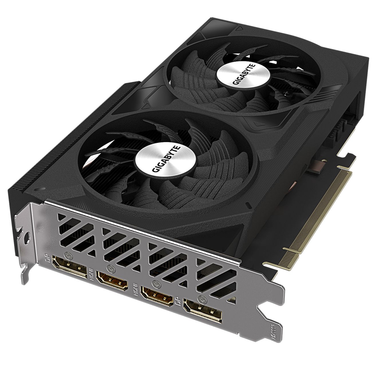 Видеокарта GIGABYTE NVIDIA GeForce RTX 4060 WINDFORCE OC 8GB  (GV-N4060WF2OC-8GD)