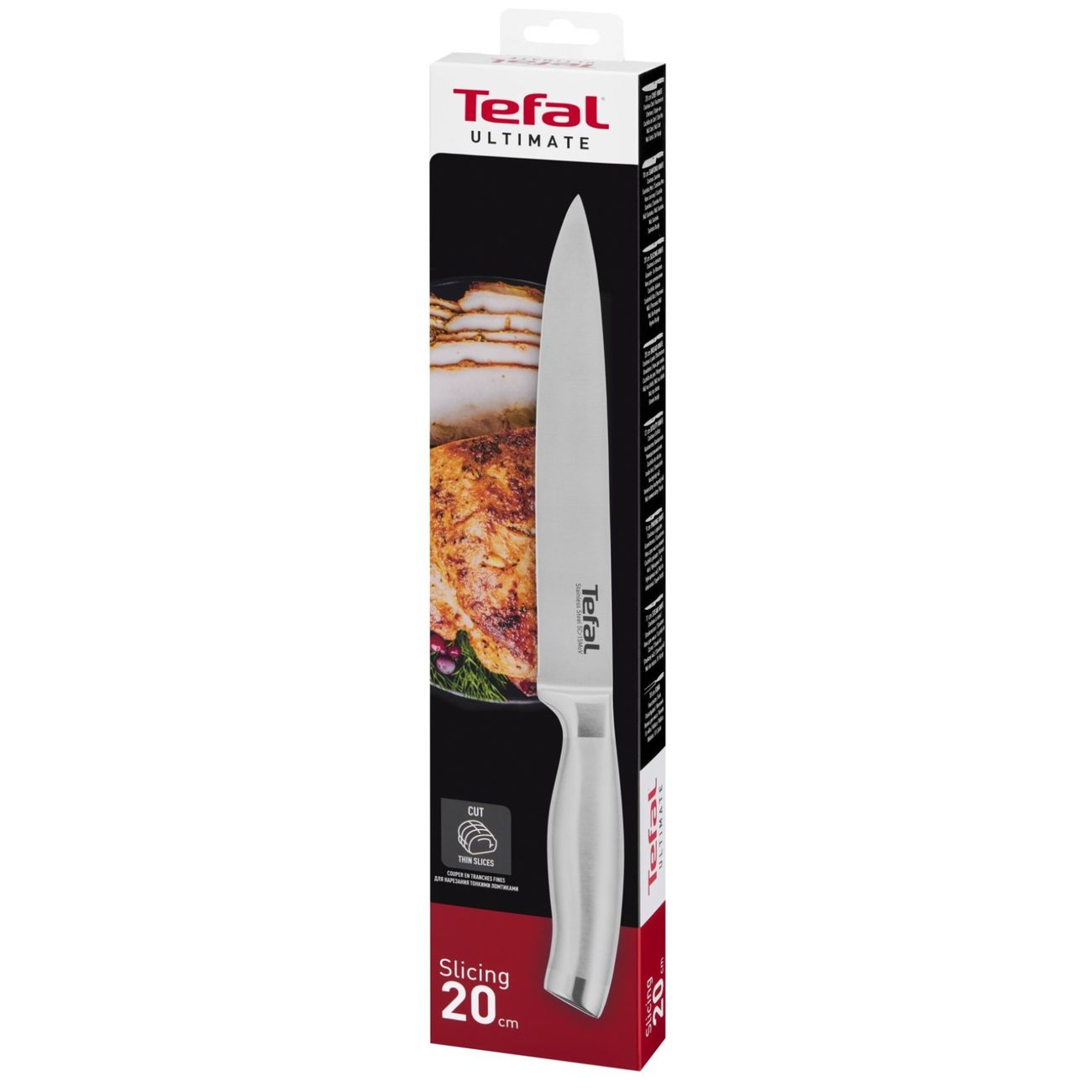 Купить Нож Tefal Ultimate 20см (K1701274) серебристый в каталоге интернет  магазина М.Видео по выгодной цене с доставкой, отзывы, фотографии - Москва