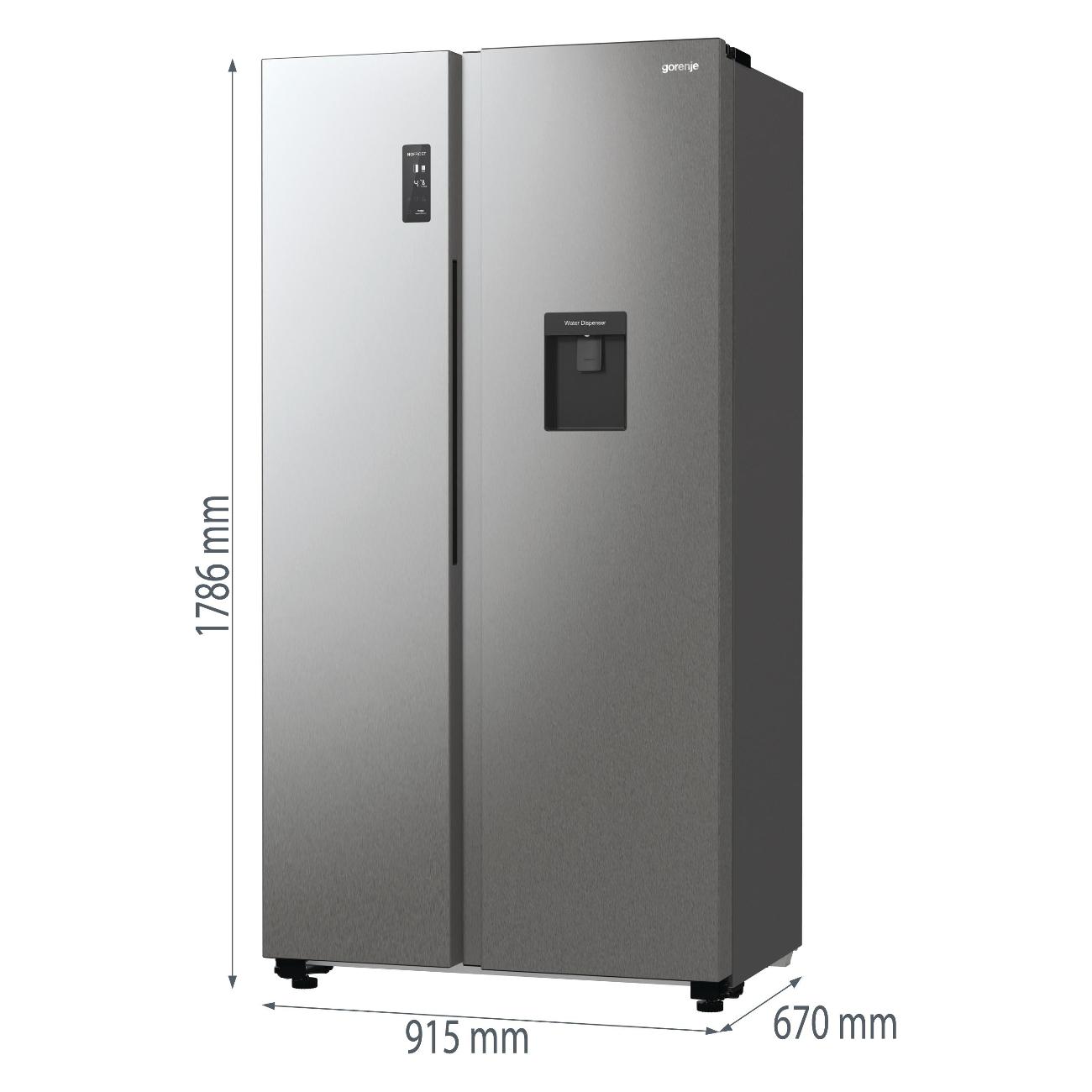 Холодильник (Side-by-Side) Gorenje NRR9185EAXLWD