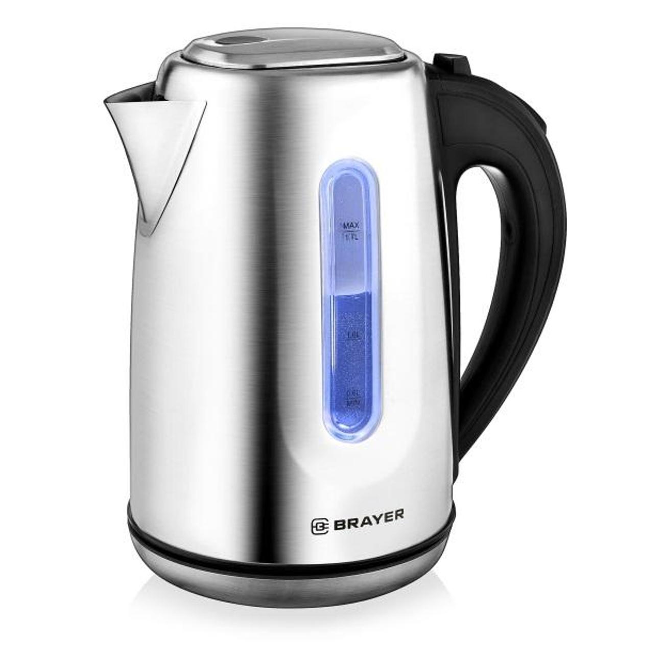 Изображение товара Электрочайник Brayer BR1014 серебристый