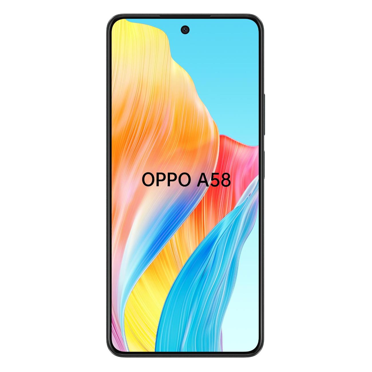 Смартфон OPPO A58 8/128GB блестящий черный