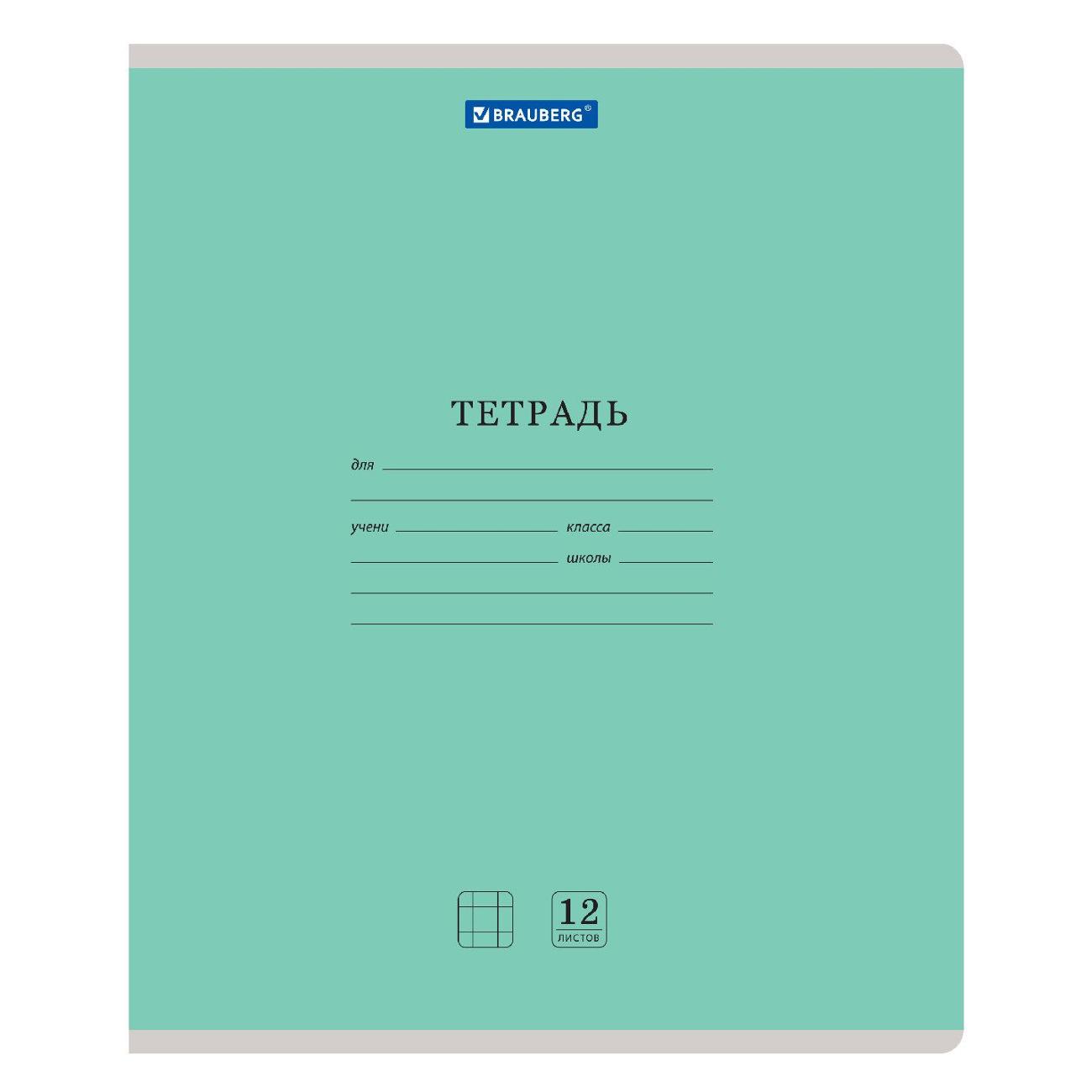 Изображение товара Тетрадь предметная Brauberg 880048 клетка 12 л 20 шт
