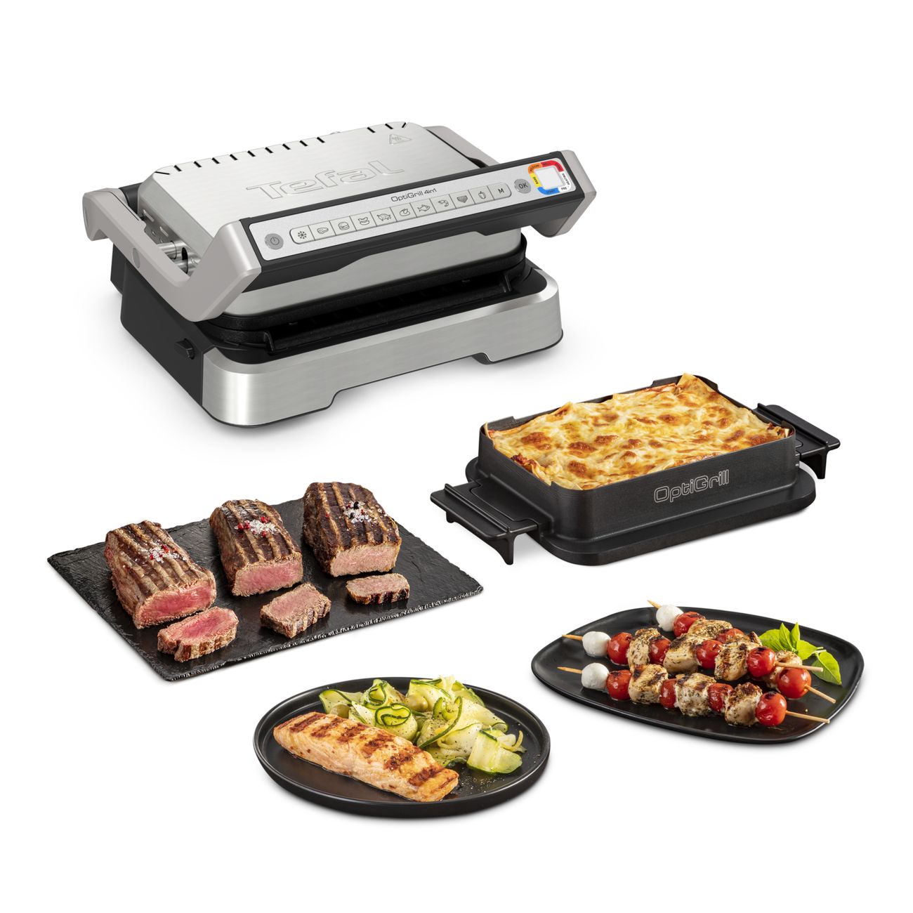 Электрогриль tefal optigrill gc774d30