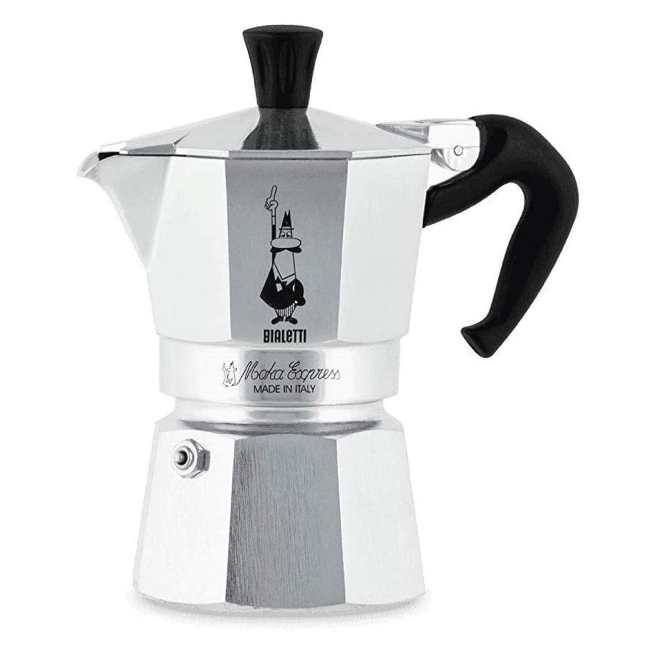 Изображение товара Кофеварка гейзерная Bialetti Moka Express 1162 серебристый