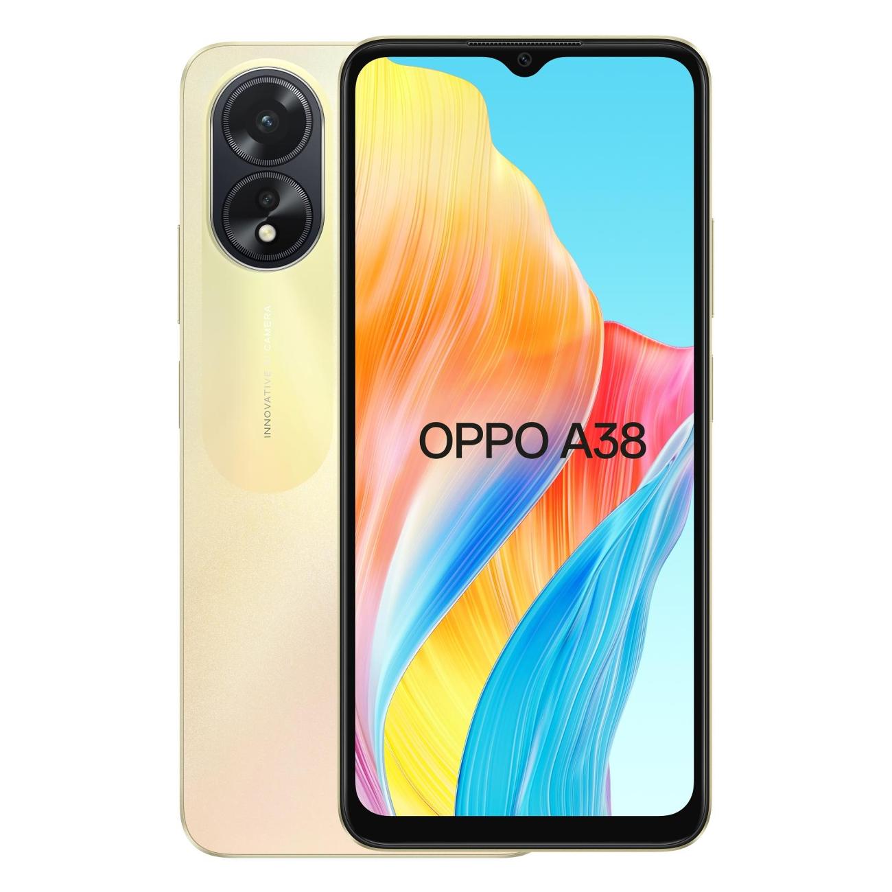 Смартфон OPPO A38 4/128GB золотой