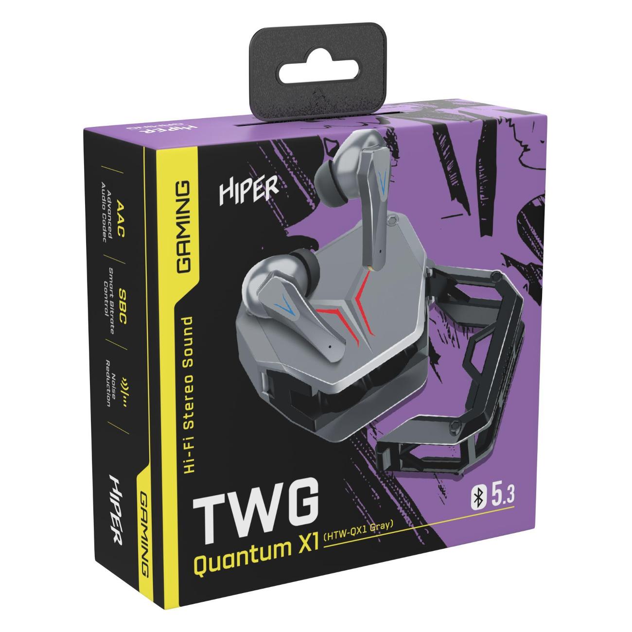 True Wireless HIPER Quantim X1 Gray HTW QX1