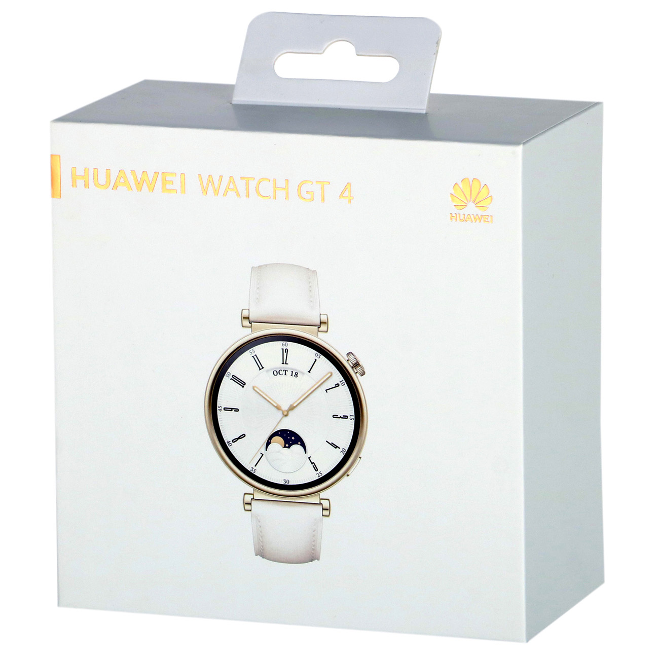 Смарт-часы HUAWEI WATCH GT4 41mm Aurora White Leather (ARA-B19)