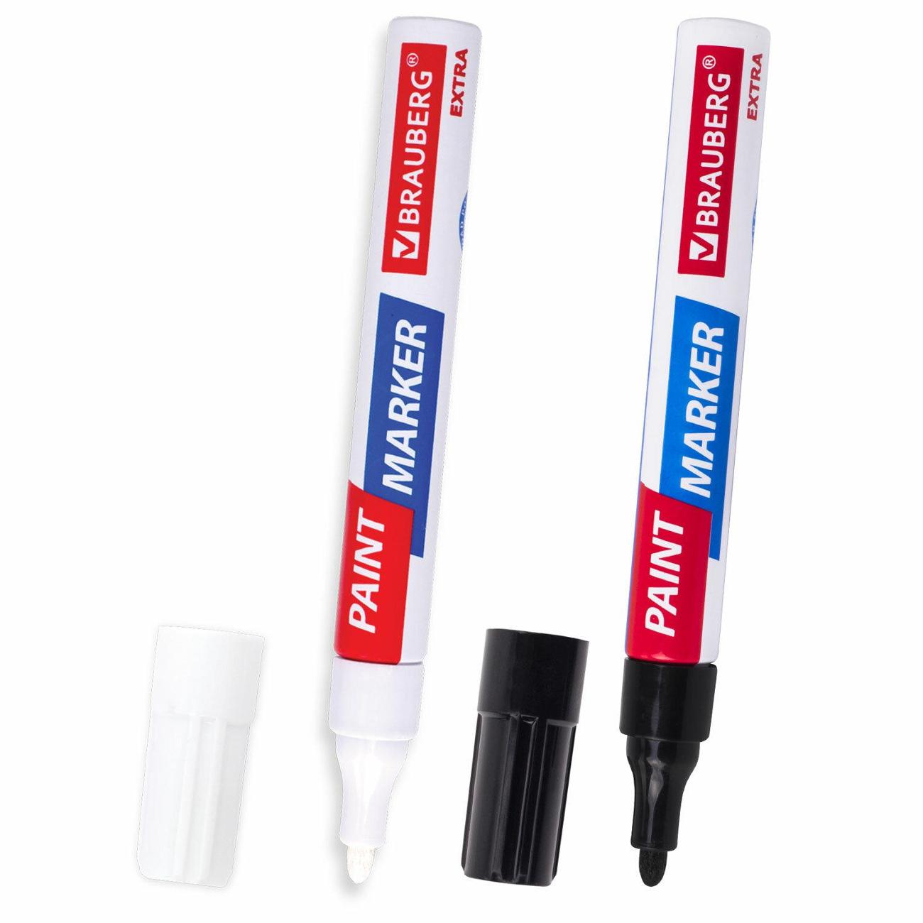 Изображение товара Маркер Brauberg 151998 белый-черный