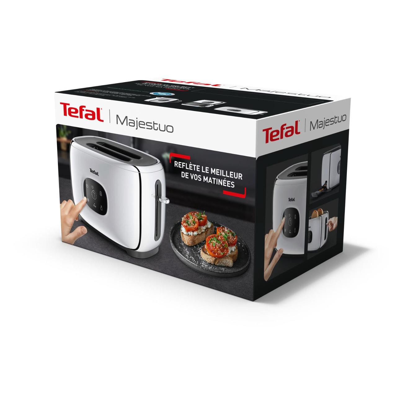 Купить Тостер Tefal Majestuo TT883D10 Steel в каталоге интернет магазина  М.Видео по выгодной цене с доставкой, отзывы, фотографии - Москва