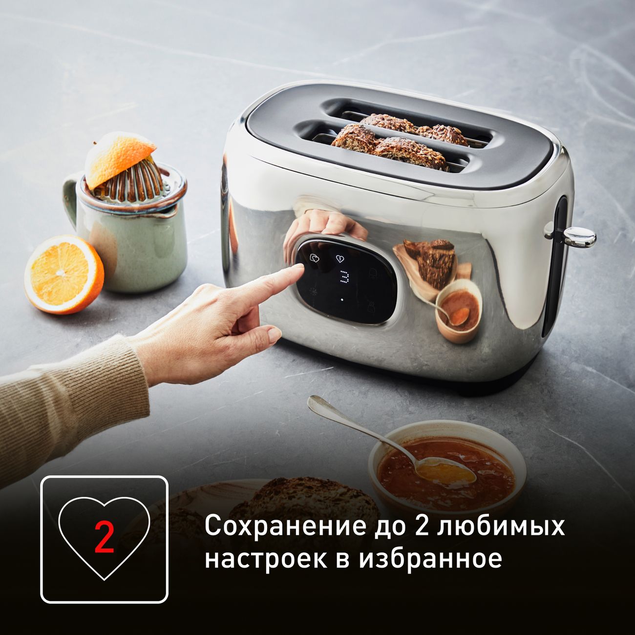 Тостер Tefal Majestuo TT883D10 Steel