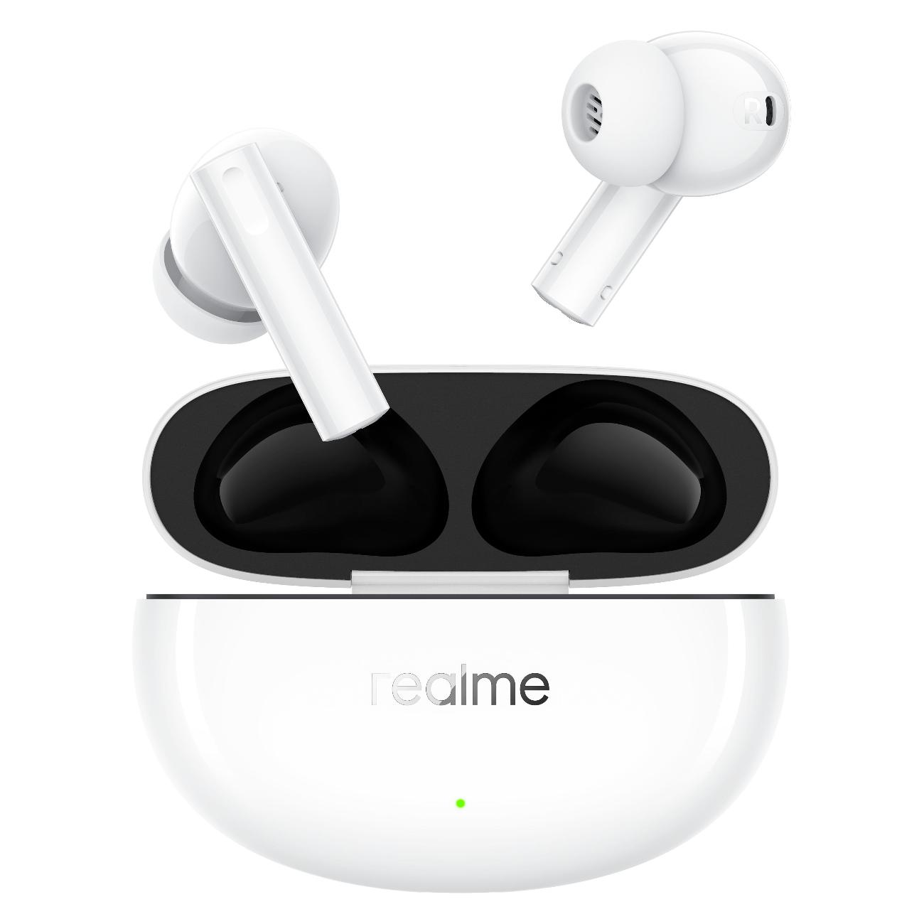 Купить Наушники True Wireless realme Buds AIR 5 White в каталоге интернет  магазина М.Видео по выгодной цене с доставкой, отзывы, фотографии - Москва