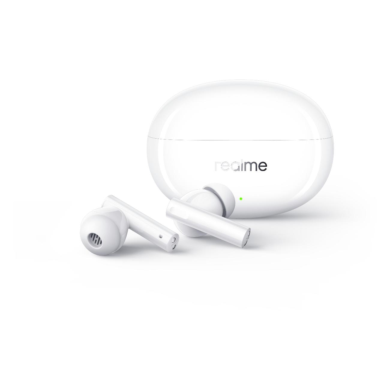 Купить Наушники True Wireless realme Buds AIR 5 White в каталоге интернет  магазина М.Видео по выгодной цене с доставкой, отзывы, фотографии - Москва