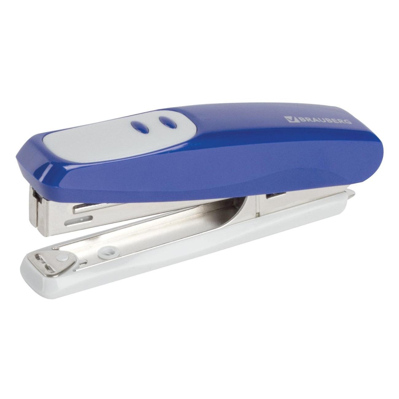 Изображение товара Степлер канцелярский Brauberg 226569 синий