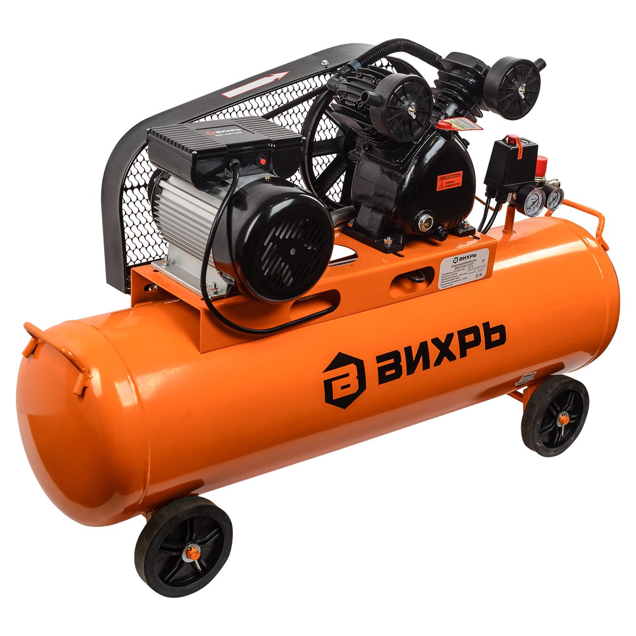 Изображение товара Компрессор Вихрь КМП-400/100P (74/3/7)