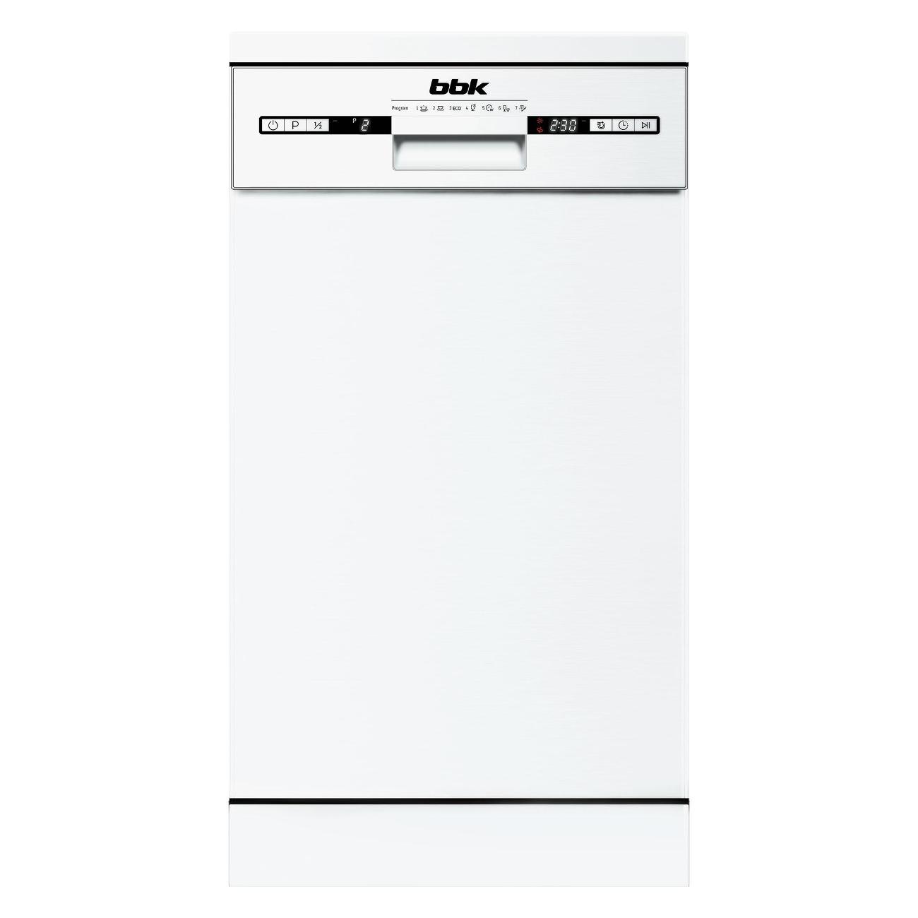 Посудомоечная машина 45 см BBK 45-DW119D White