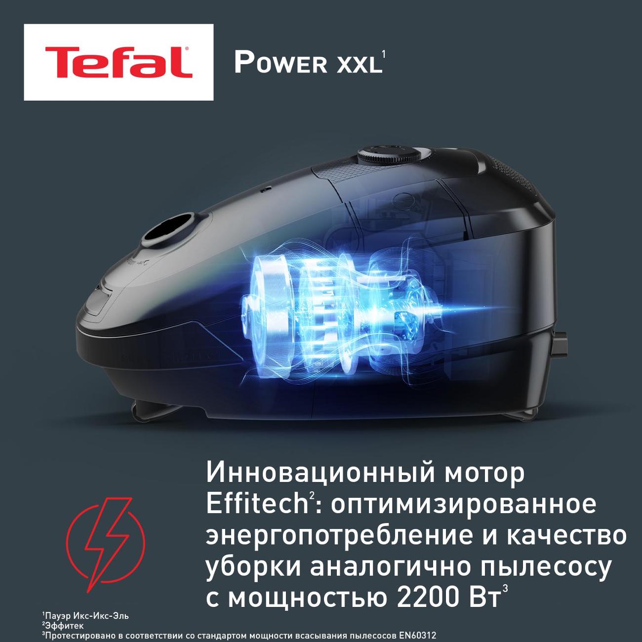 Пылесос с пылесборником Tefal Power XXL TW3154EA