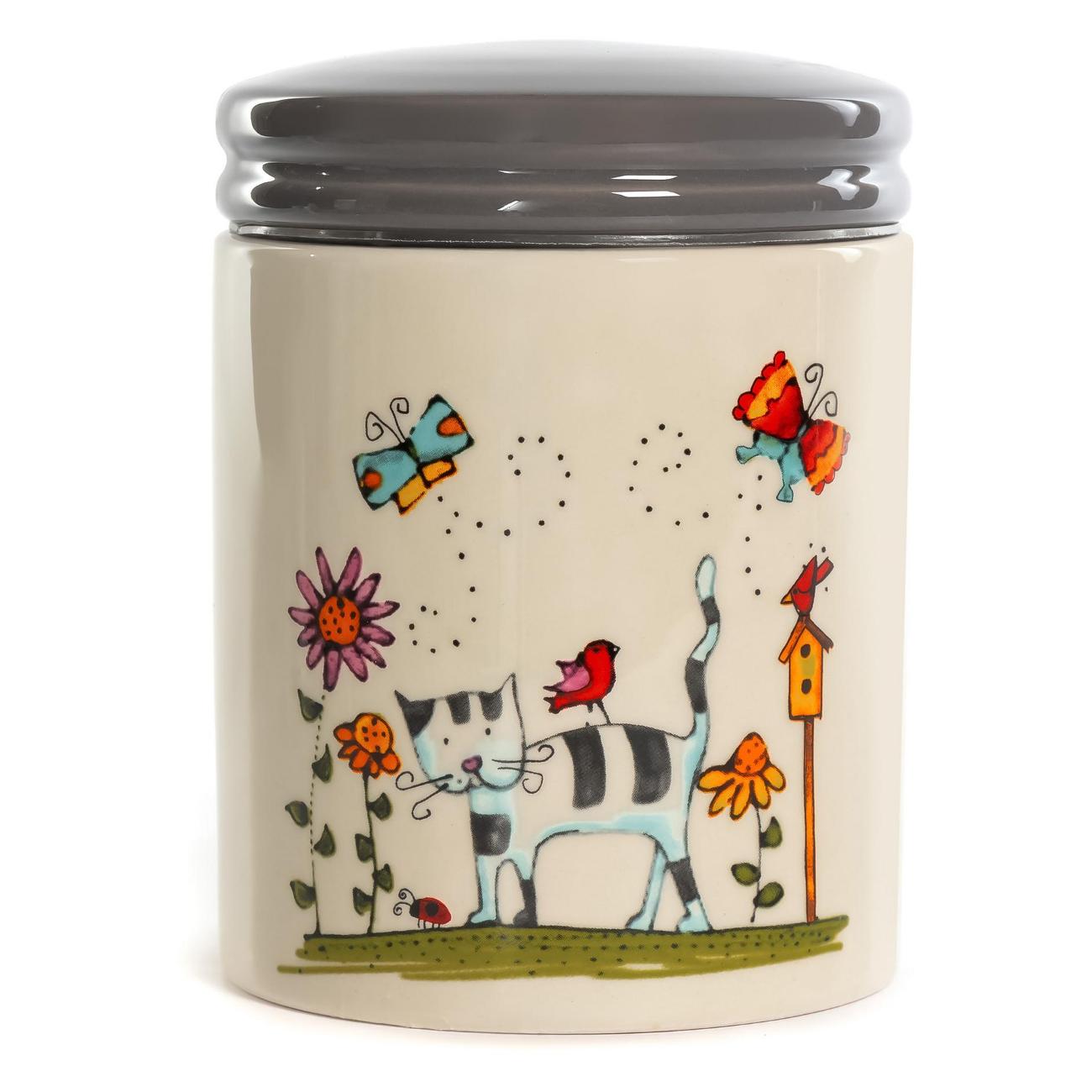 Изображение товара Банка для специй Elrington 207-07011 Полосатый Кот