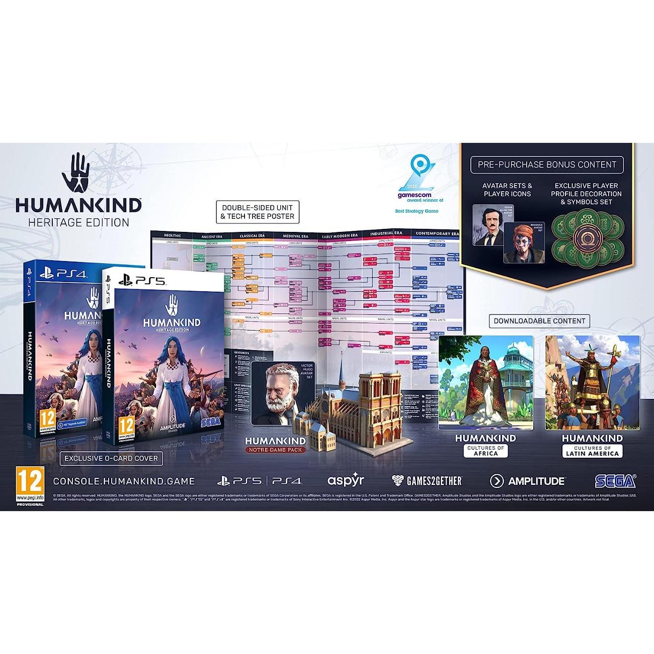 Купить PS5 игра Sega Humankind. Heritage Edition в каталоге интернет  магазина М.Видео по выгодной цене с доставкой, отзывы, фотографии - Москва