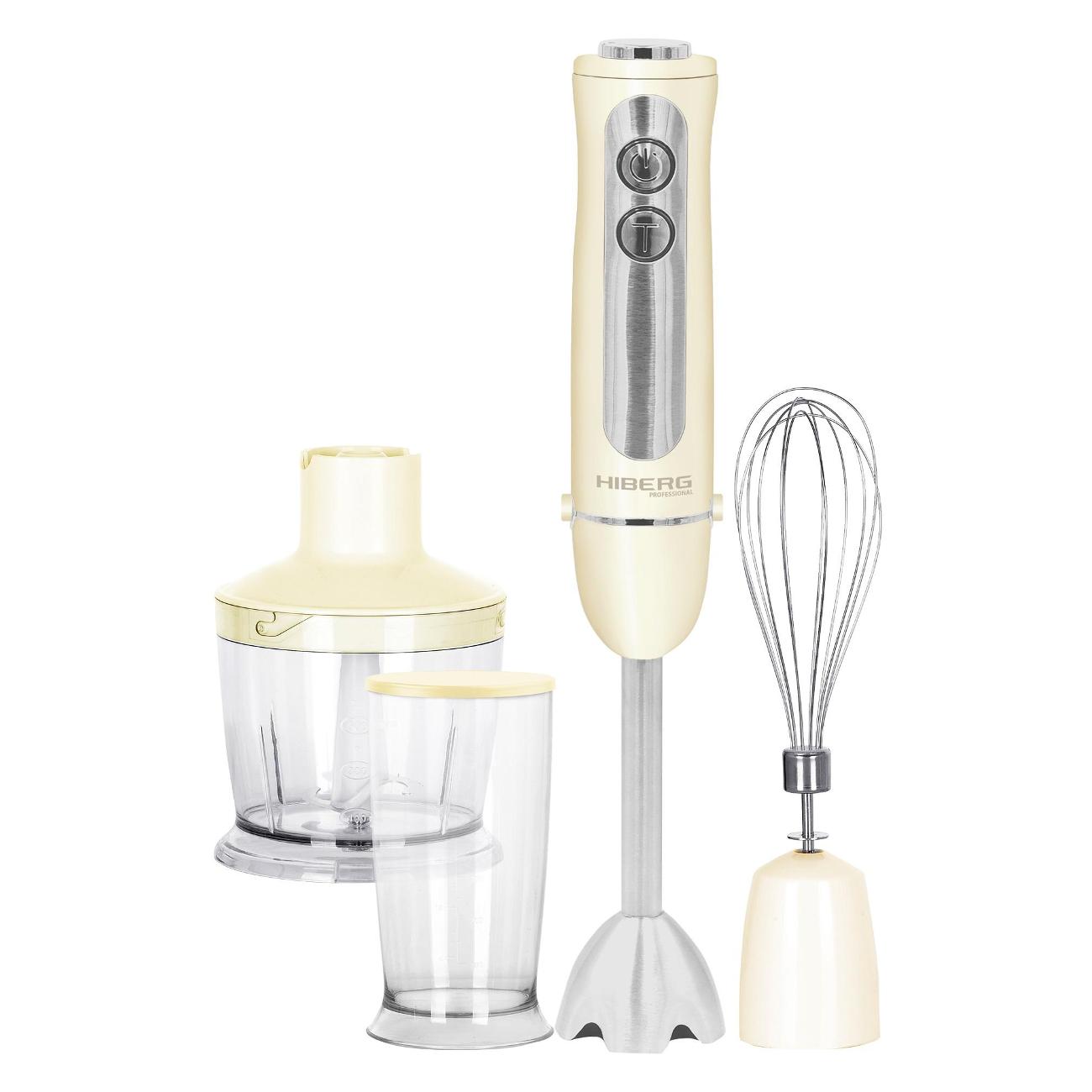 Изображение товара Погружной блендер Hiberg HB 1041 Y бежевый