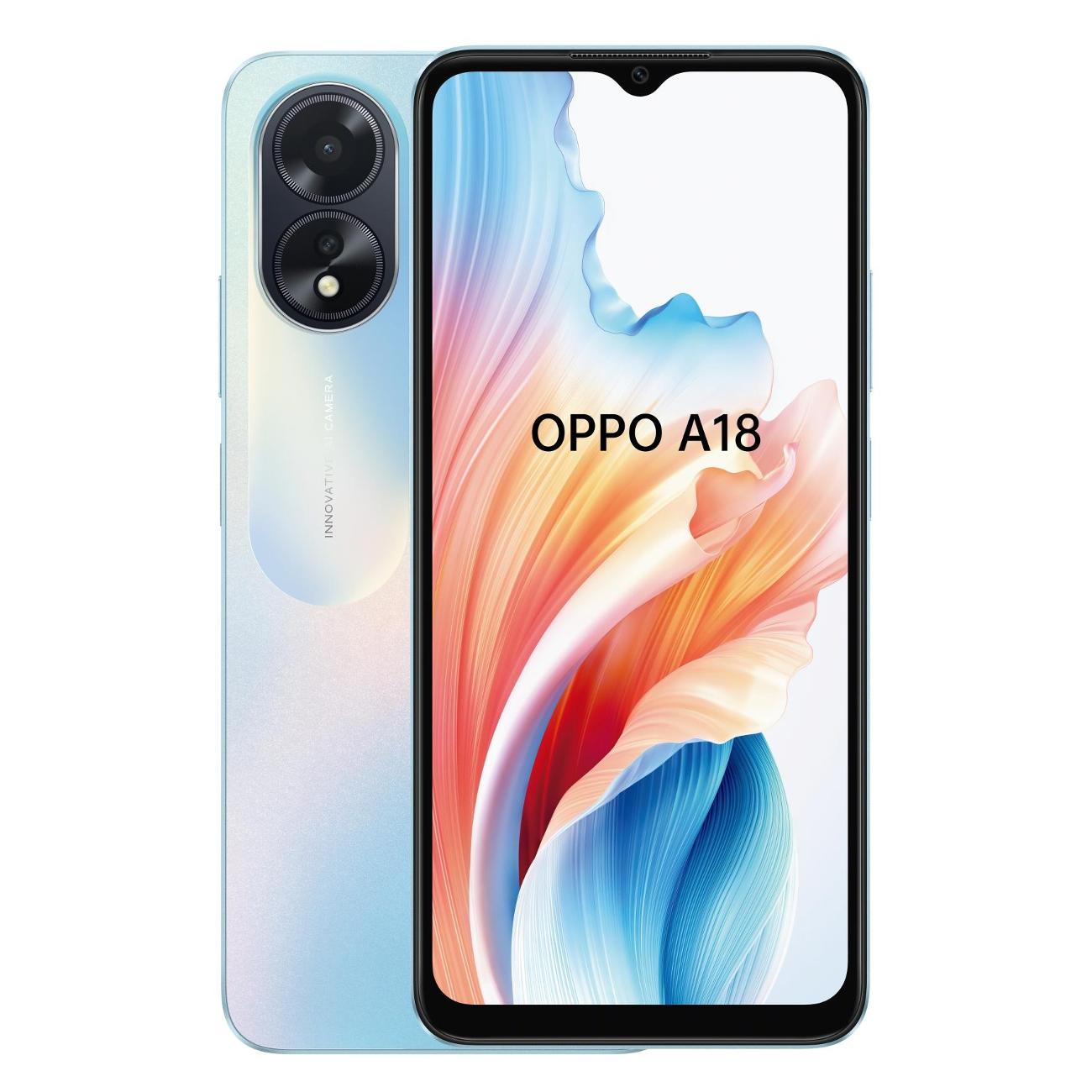 Смартфон OPPO A18 4/128GB Light Blue - отзывы покупателей и владельцев |  М.Видео - Москва