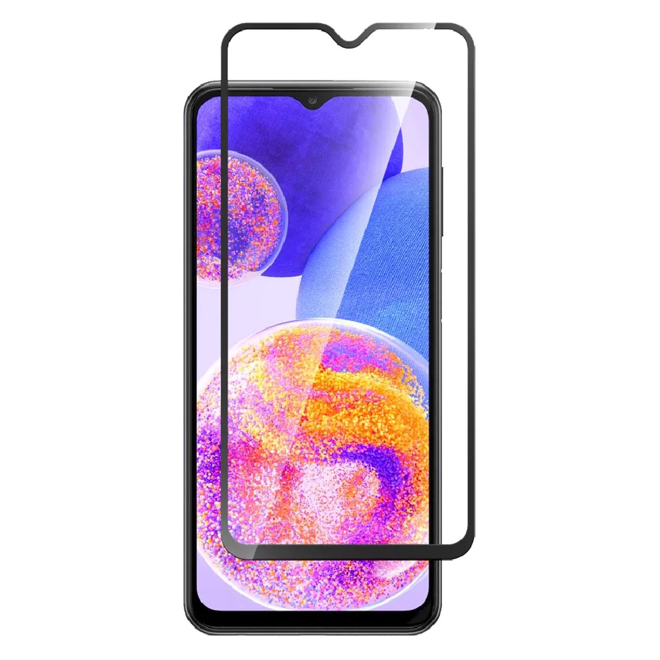 Изображение товара Защитное стекло для смартфона Perfeo для Samsung Galaxy A23 черный Full Screen&Glue Комплект 3шт.