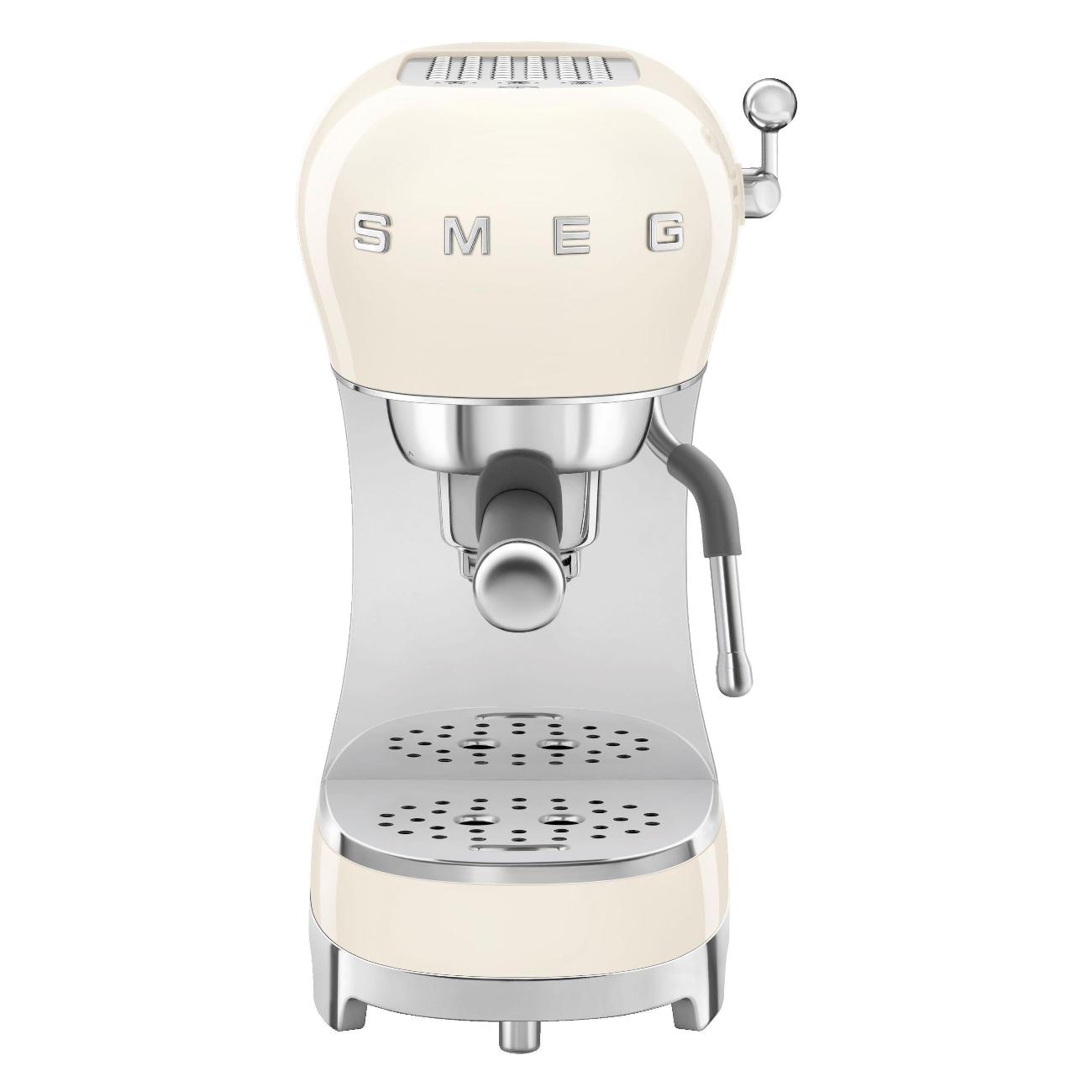 Изображение товара Кофеварка рожкового типа Smeg ECF02CREU Cream