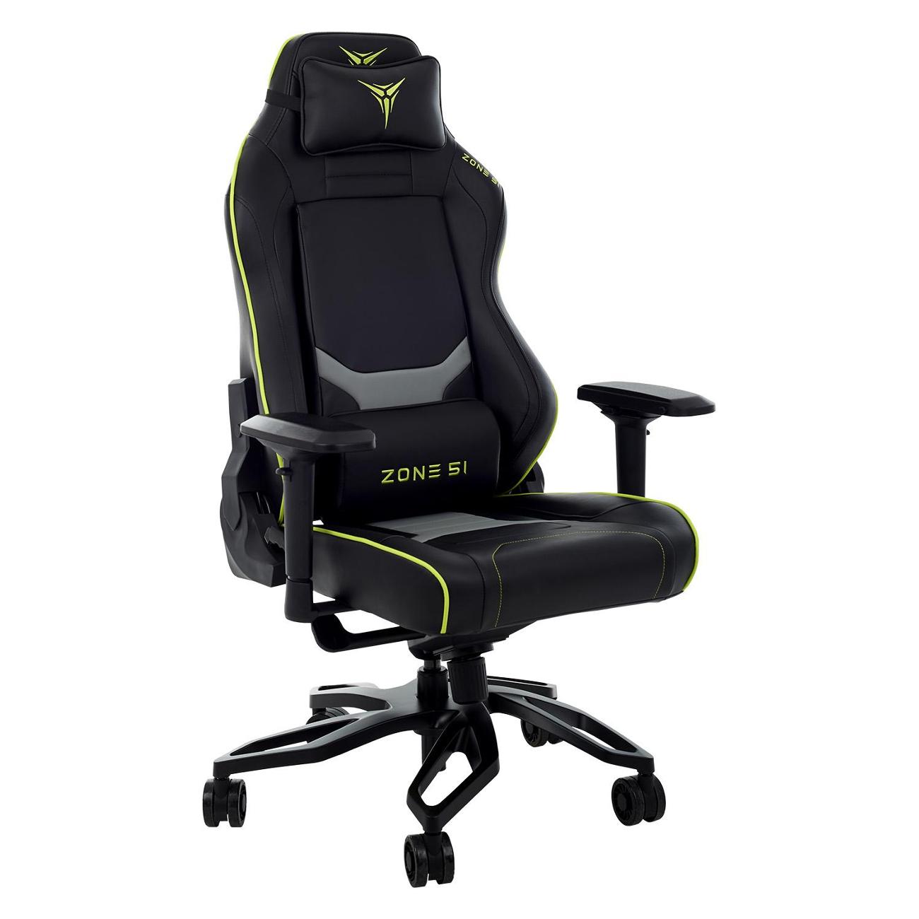Изображение товара Кресло компьютерное игровое ZONE 51 Cyberpunk Black/Green Z51-CBP-BG