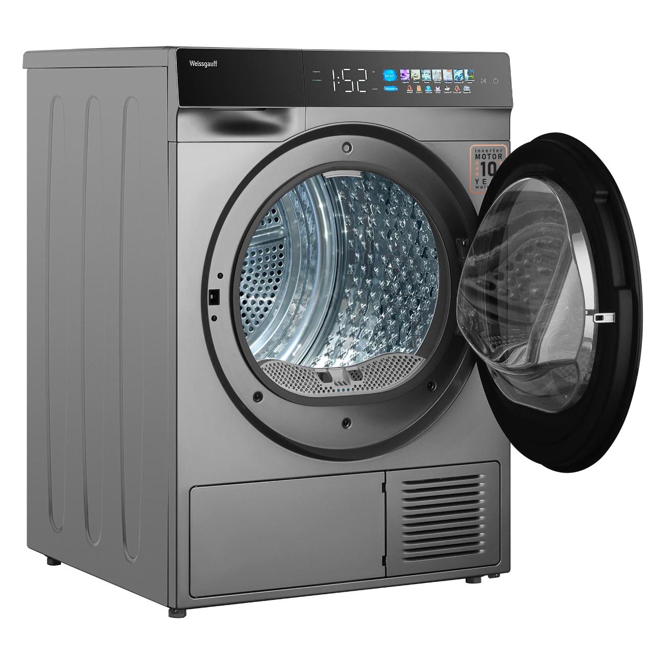 Сушильная машина Weissgauff WD 998 Heat Pump Full Touch Silver