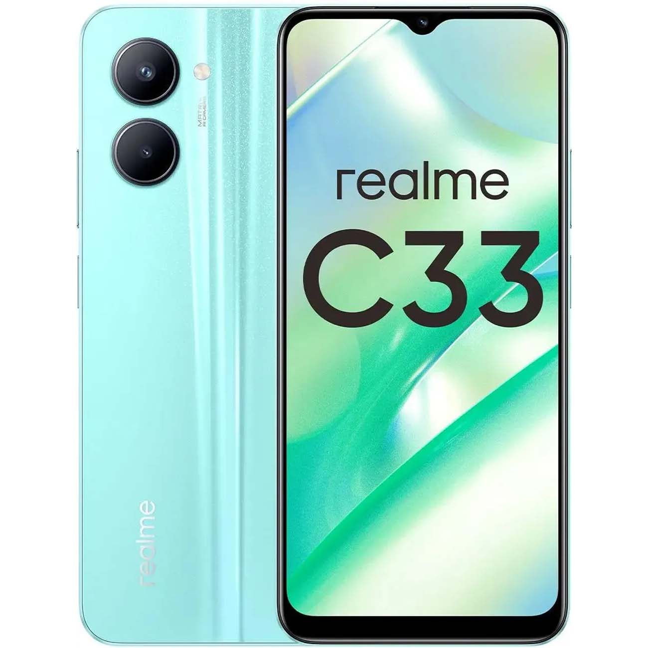 Купить Смартфон realme C33 4/128GB Light Blue в каталоге интернет магазина  М.Видео по выгодной цене с доставкой, отзывы, фотографии - Москва