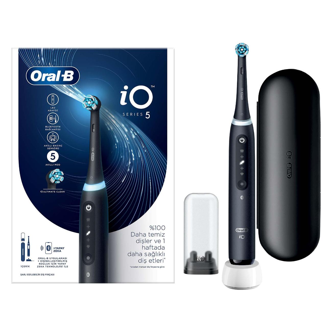 Электрическая зубная щетка Oral-B iO Series 5 Black matte