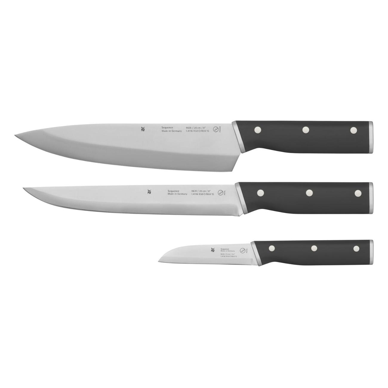 Изображение товара Набор кухонных ножей WMF Sequence 3 предмета 1896359992