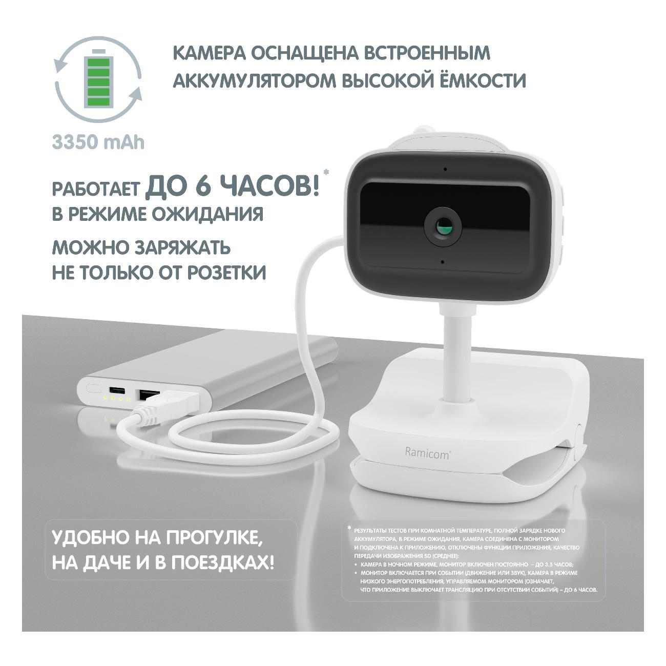 Купить Видеоняня RAMICOM VRC400 в каталоге интернет магазина М.Видео по  выгодной цене с доставкой, отзывы, фотографии - Москва