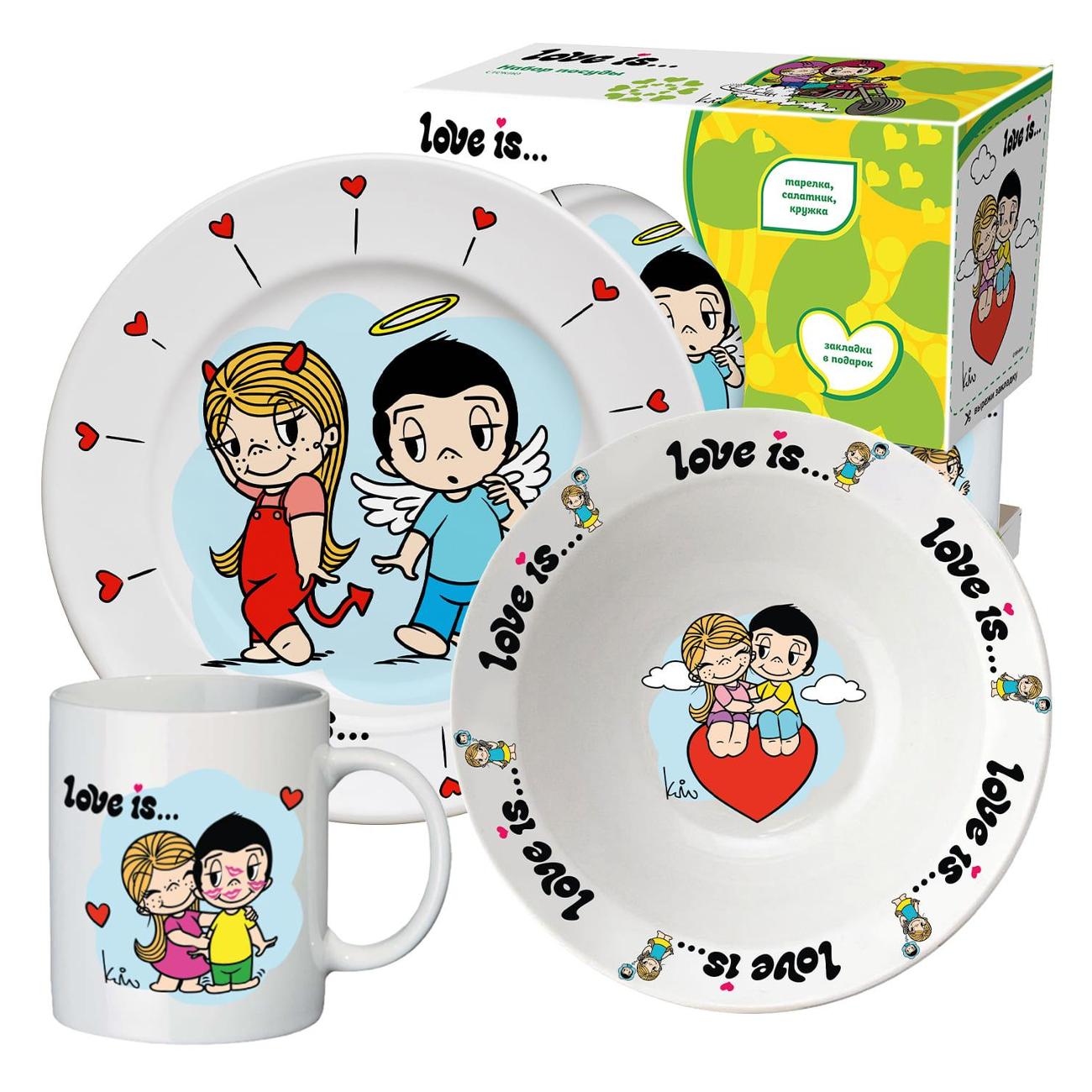 Изображение товара Набор детской посуды ND Play Love is# (309929) Изображение товара Набор детской посуды ND Play Love is# (309929)