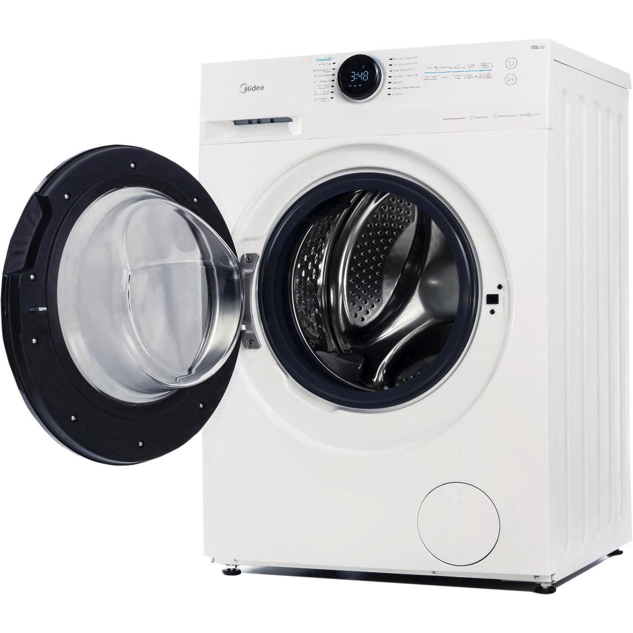 Купить Стиральная машина Midea MF200W120WBS/W-RU в каталоге интернет  магазина М.Видео по выгодной цене с доставкой, отзывы, фотографии - Москва