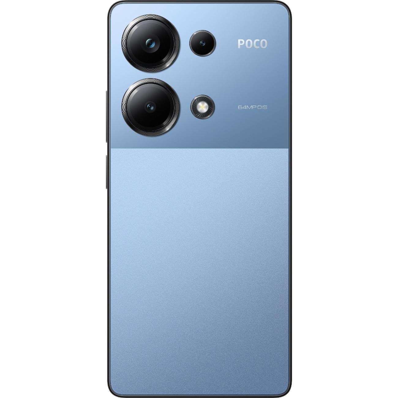 Купить Смартфон POCO M6 Pro 12/512GB Blue в каталоге интернет магазина  М.Видео по выгодной цене с доставкой, отзывы, фотографии - Москва